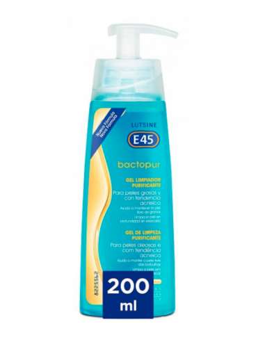 LUTSINE BACTOPUR GEL LIMPIADOR 200ML Cosmética facial y Cosmética - LUTSINE ERYPLAST