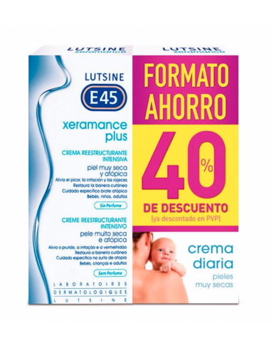 LUTSINE XERAMANCE CREMA PLUS DUPLO 100ML Bebé y mamá y Inicio - LUTSINE ERYPLAST