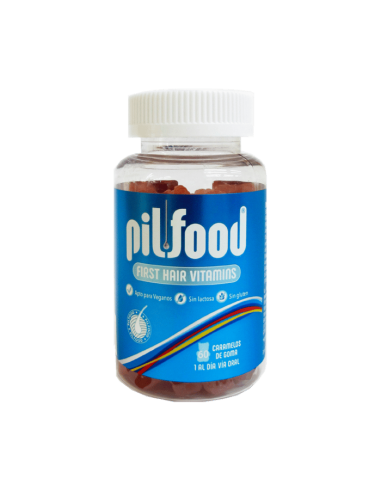 PILFOOD FIRST HAIR VITAMINS 60 GUMMIES Tratamiento capilar y Anticaida - PILFOOD