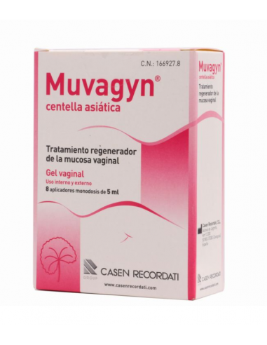 MUVAGYN CENTELLA ASIATICA GEL 8 APLICADORES 5ML Higiene y Inicio - MUVAGYN