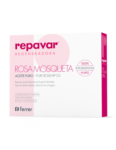 REPAVAR ACEITE ROSA MOSQUETA 15 ML GOTAS Salud y Inicio - FERRER INTERNACIONAL