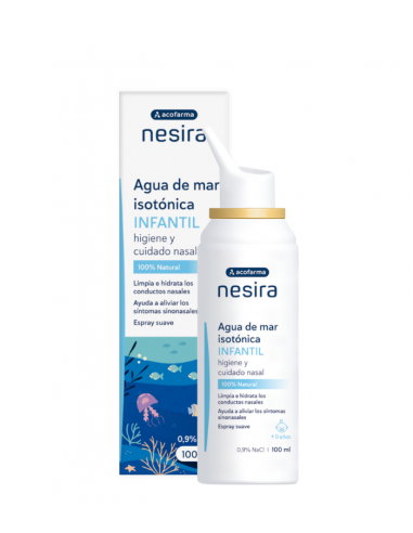 ACOFAR AGUA DE MAR ISOTONICA Y ESTERIL INFANTIL 100ML Salud y Inicio - ACOFARMA