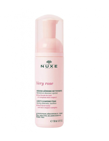 NUXE VERY ROSE MOUSSE LIMPIADOR SUAVE 150ML Limpieza Facial y Cosmética facial - NUXE