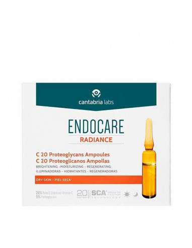 ENDOCARE C 20 PROTEOGLICANOS 2 ML 30 AMPOLLAS Cosmética facial y Cosmética - ENDOCARE