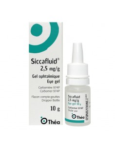 SICCAFLUID 2.5 MG-G GEL OFTALMICO 10 G Ocular y Medicamentos - THEA