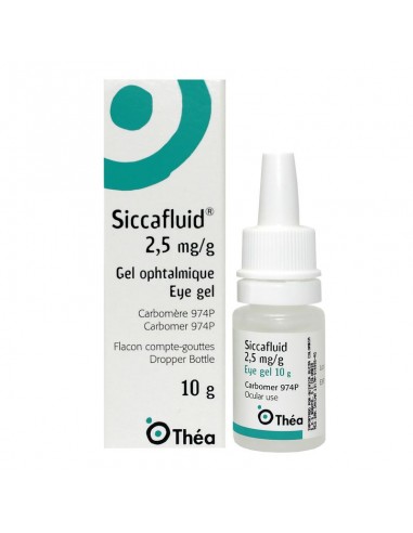 SICCAFLUID 2.5 MG-G GEL OFTALMICO 10 G Ocular y Medicamentos - THEA