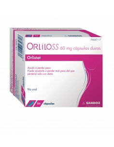 ORLILOSS 60 MG 84 CAPSULAS (BLISTER) Perder peso y Medicamentos - SANDOZ FARMACEUTICA S.A.