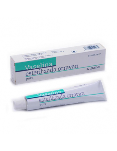 VASELINA ESTERILIZADA ORRAVAN POMADA 32 G Dermatologia y Medicamentos - ORRAVAN
