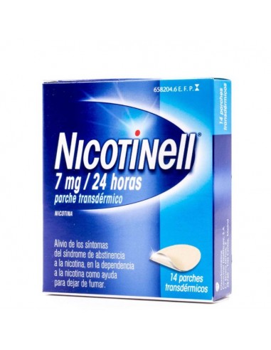 NICOTINELL 7 MG-24 H 14 PARCHES TRANSDERMICOS 17 Deshabituacion tabaquica y Medicamentos - NOVARTIS