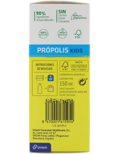 AQUILEA KIDS PROPOLIS JARABE 150ML Comp alimenticio Infantil y Complementos alimenticios - AQUILEA