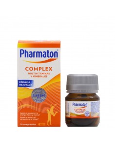 PHARMATON COMPLEX 30 COMPRIMIDOS Vitaminas y Minerales Dietetica y Vitaminas - SANOFI AVENTIS