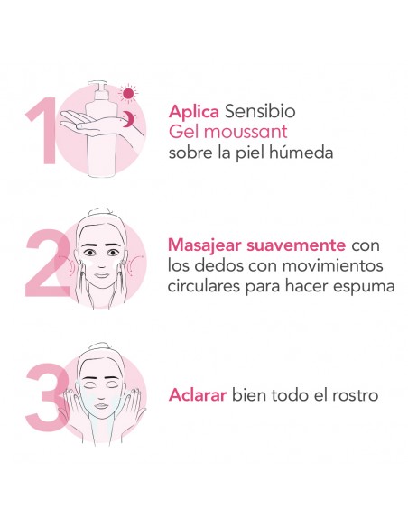 BIODERMA SENSIBIO GEL MOUSSANT 500ML Cosmética facial y Cosmética - BIODERMA