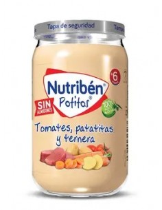 NUTRIBEN POTITO TOMATES, TERNERA PATATAS 235G Inicio y  - NUTRIBEN