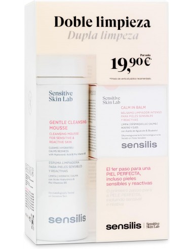 SENSILIS DUPLO LIMPIEZA SENSITIVE MOUSE + BALSAMO Limpieza Facial y Cosmética facial - SENSILIS