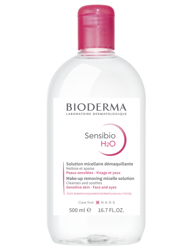 BIODERMA SENSIBIO H2O AGUA MICELAR 500ML Cosmética facial y Cosmética - BIODERMA
