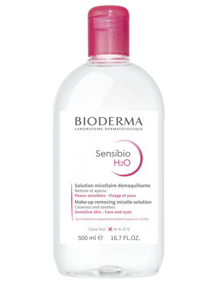 BIODERMA SENSIBIO H2O AGUA MICELAR 500ML Cosmética facial y Cosmética - BIODERMA