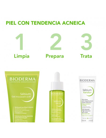 BIODERMA SEBIUM SERUM 30ML Acné y Cosmética facial - BIODERMA