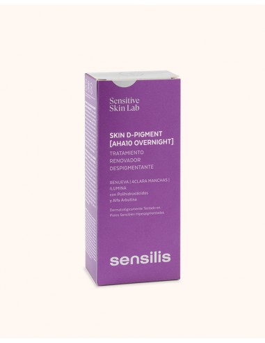SENSILIS SKIN D-PIGMENT AHA10 OVERNIGHT 30ML Antimanchas y Cosmética facial - SENSILIS