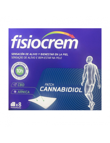 FISIOCREM PARCHES CANNABIDIOL 8U Dolor y Salud Muscular y Articular - FISIOCREM