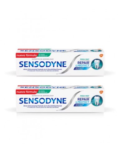 SENSODYNE REPAIR & PROTECT FRESH MINT DUPLO Inicio y  - SENSODYNE