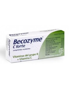 BECOZYME C FORTE 30 COMPRIMIDOS RECUBIERTOS Vitaminas y Minerales y Medicamentos - BAYER