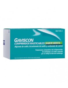 GAVISCON 32 COMPRIMIDOS MASTICABLES MENTA (BLISTER) Acidez y Trastornos Digestivos - RECKITT