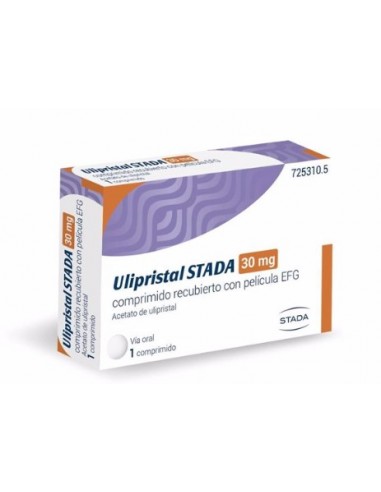 ULIPRISTAL STADA EFG 30 MG 1 COMPRIMIDO Inicio y  - STADA S.L