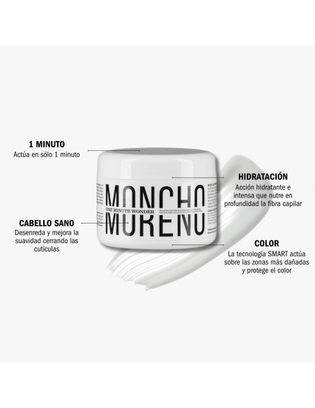 MONCHO MORENO ONE MINUTE WONDER 250ML Higiene Capilar y Higiene - MONCHO MORENO