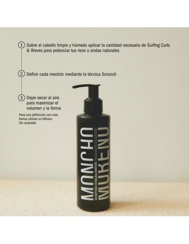 MONCHO MORENO SURFING CURLS&WAVES 200ML Fijacion y Higiene Capilar - MONCHO MORENO