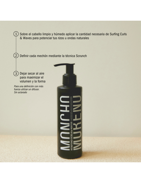 MONCHO MORENO SURFING CURLS&WAVES 200ML Fijacion y Higiene Capilar - MONCHO MORENO