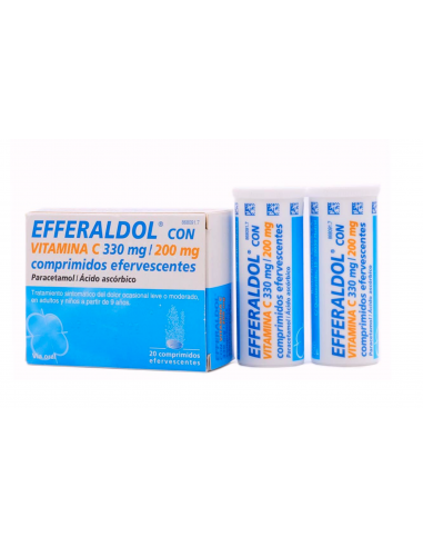EFFERALGAN VITAMINA C 20 COMPRIMIDOS EFERVESCENTES Analgesicos y Analgésico y Antiinflamatorio - BRISTOL MYERS SQUIBB