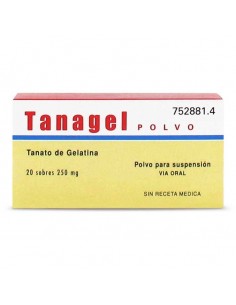 TANAGEL POLVO 250 MG 20 SOBRES Diarrea y Trastornos Digestivos - DURBAN