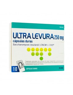 ULTRALEVURA 250 MG 10 CAPSULES Probioticos y Trastornos Digestivos - 