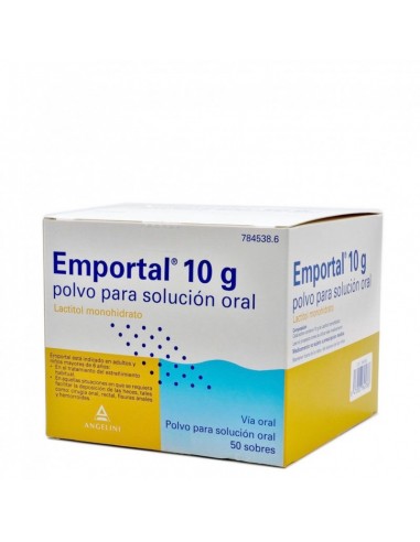 EMPORTAL 10 G 50 SOBRES POLVO SOLUCION ORAL Laxantes y Trastornos Digestivos - ANGELINI