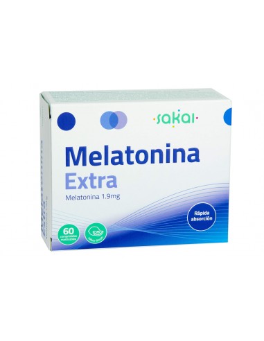 SAKAI MELATONINA EXTRA 60 COMPRIMOS MASTICABLE LIMON Salud y Inicio - 