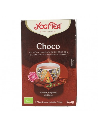 YOGI TEA BIO CHOCOLATE 17 BOLSITAS Inicio y  - 