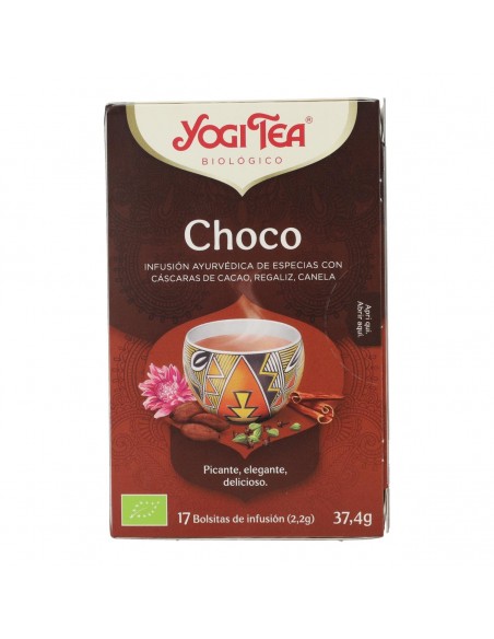 YOGI TEA BIO CHOCOLATE 17 BOLSITAS Inicio y  - 