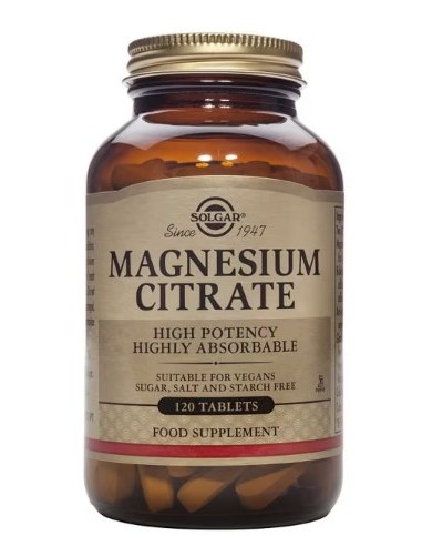 SOLGAR CITRATO MAGNESIO 120 COMPRIMIDOS Salud Muscular y Articular y Salud - SOLGAR