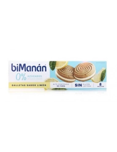 BIMANAN GALLETA ENTRE HORAS GALLETAS LIMON 8 UNIDADES Control de Peso y Dietetica - BIMANAN