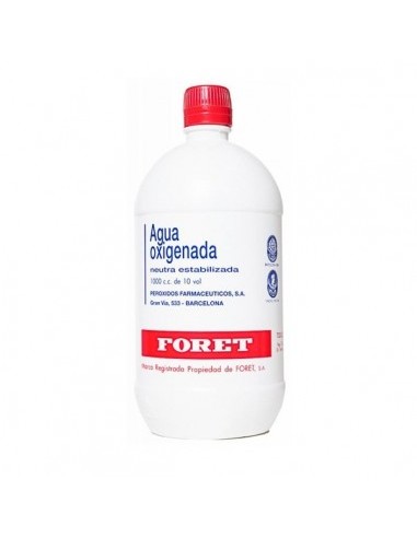 AGUA OXIGENADA FORET 10 VOLUMENES SOLUCION TOPICA 250ML Antisépticos y Desinfectantes y Medicamentos - 