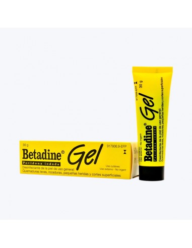 BETADINE 100 MG-G GEL TOPICO 30 G Antisépticos y Desinfectantes y Medicamentos - MEDA PHARMA