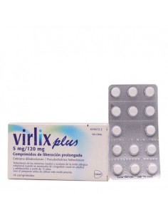 VIRLIX PLUS 5-120 MG 14 COMPRIMIDOS LIBERACION PLUS Alergias y Medicamentos - LACER