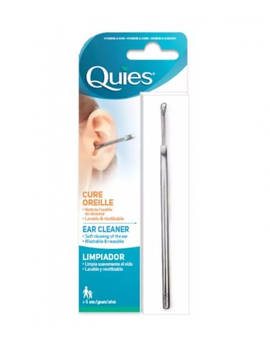 QUIES LIMPIADOR DE OIDO DE ACERO 1 UNIDAD Inicio y  - 