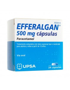 EFFERALGAN 500 MG 24 CAPSULAS Analgesicos y Analgésico y Antiinflamatorio - BRISTOL MYERS SQUIBB