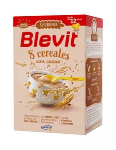 BLEVIT SF 8 CEREALES & CACAO 500G Alimentacion del bebe y Bebé y mamá - BLEMIL Y BLEVIT