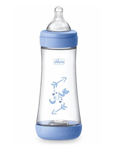 CHICCO PERFECT BIBERON SILICONA AZUL 4+M 300ML Inicio y  - 