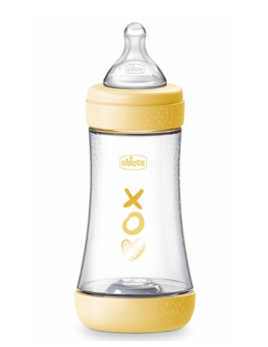 CHICCO PERFECT BIBERON SILICONA UNISEX 2+M 240ML Biberones y Cuidado del bebe - CHICCO