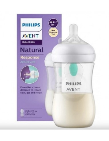 AVENT BIBERON NATURAL RESPONSE +1 MES 260 ML Biberones y Accesorios del bebe - AVENT