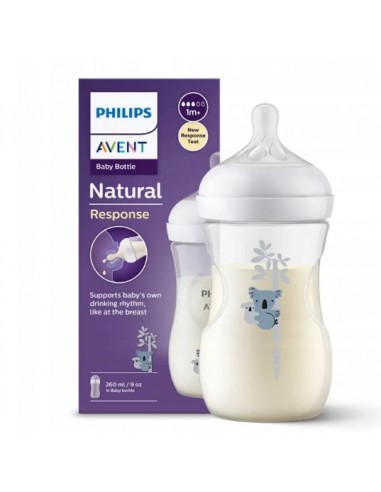 AVENT BIBERON PP NATURAL RESPONSE KOALA 260 ML Biberones y Accesorios del bebe - 