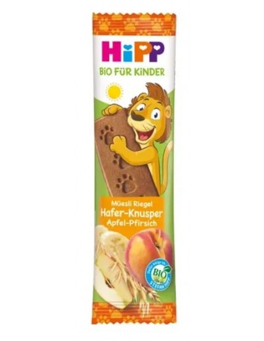 HIPP BARRITAS MUESLI AVENA MANZANA MELOCOTON Bebé y mamá y Inicio - HIPP